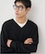 SILK MIX V NECK PULLOVER
