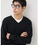 SILK MIX V NECK PULLOVER