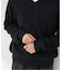 SILK MIX V NECK PULLOVER