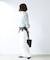 SILK MIX V NECK PULLOVER