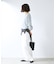 SILK MIX V NECK PULLOVER