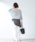 SILK MIX V NECK PULLOVER