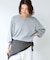 SILK MIX V NECK PULLOVER