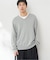 SILK MIX V NECK PULLOVER