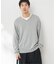 SILK MIX V NECK PULLOVER