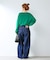 SILK MIX V NECK PULLOVER