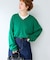 SILK MIX V NECK PULLOVER