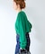 SILK MIX V NECK PULLOVER