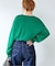 SILK MIX V NECK PULLOVER