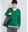 SILK MIX V NECK PULLOVER