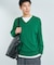 SILK MIX V NECK PULLOVER