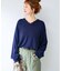 SILK MIX V NECK PULLOVER
