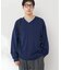 SILK MIX V NECK PULLOVER