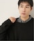 SILK MIX CREW NECK PULLOVER