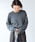 SILK MIX CREW NECK PULLOVER