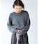 SILK MIX CREW NECK PULLOVER