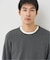 SILK MIX CREW NECK PULLOVER