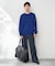 SILK MIX CREW NECK PULLOVER