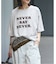 JS  FES NEVER  LOGO Tシャツ