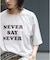 JS  FES NEVER  LOGO Tシャツ