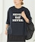 JS  FES NEVER  LOGO Tシャツ