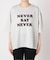 JS  FES NEVER  LOGO Tシャツ