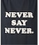 JS  FES NEVER  LOGO Tシャツ