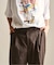 フェザードストロークス ワイドスラックス