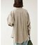 FAKE SUEDE OVER シャツ