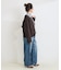 手洗い可 / プレーティングケーブルライン ニットジャケット