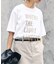 コットンフロントロゴTシャツ