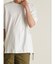 【TRANSITION】シルケットスムース天竺ナイロンワッシャー切り?替えPK TEE