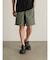 【TAION】 REVERSIBLE WIDE SHORTS ノンダウン ミリタリー リバーシブル ワイドショーツ ワイドショートパンツ
