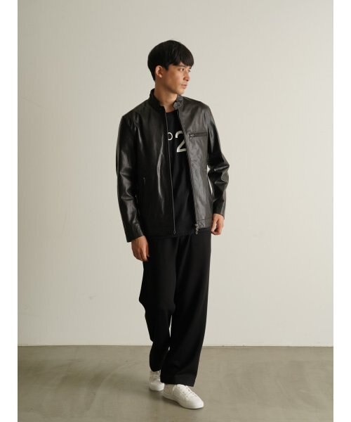 Custom Culture】 レザー シングルライダース｜トランジション パッゾ