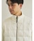 【TAION】 HI NECK DOWN JK SLEEVE KNIT ベーシック ハイネックWジップ ニットスリーブダウンジャケット