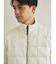 【TAION】 HI NECK DOWN JK SLEEVE KNIT ベーシック ハイネックWジップ ニットスリーブダウンジャケット