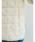 【TAION】 HI NECK DOWN JK SLEEVE KNIT ベーシック ハイネックWジップ ニットスリーブダウンジャケット