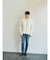 【TAION】 HI NECK DOWN JK SLEEVE KNIT ベーシック ハイネックWジップ ニットスリーブダウンジャケット