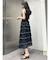 シフォンティアードワンピース