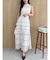 シフォンティアードワンピース