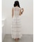 シフォンティアードワンピース