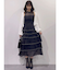 シフォンティアードワンピース