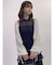 シフォンティアードワンピース