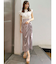 【WEB限定カラーあり】アシメタックナロースカート