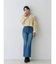 デニムシューカットパンツ
