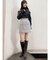【セットアップ着用可】ツイードミニスカート