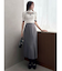 【MARY QUANTコラボ】サイドロゴナロースカート【セットアップ着用可】