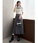 【MARY QUANTコラボ】サイドロゴナロースカート【セットアップ着用可】