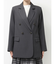 オーバーサイズダブルジャケット