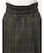 ベルト付きチェックプリーツミニスカパン